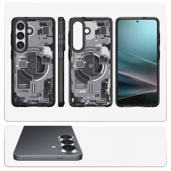 Spigen Samsung Galaxy S26 Plus Deksel Ultra Hybrid MagFit Zero One Svart