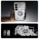 Spigen Samsung Galaxy S26 Plus Deksel Ultra Hybrid MagFit Zero One Hvit