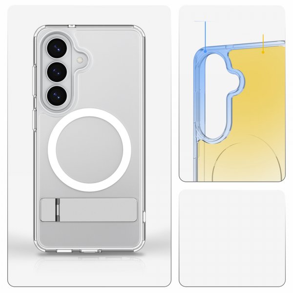 Spigen Samsung Galaxy S26 Plus Deksel Ultra Hybrid S MagFit Clear White