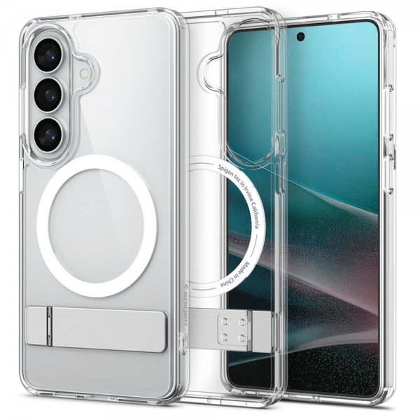 Spigen Samsung Galaxy S26 Plus Deksel Ultra Hybrid S MagFit Clear White