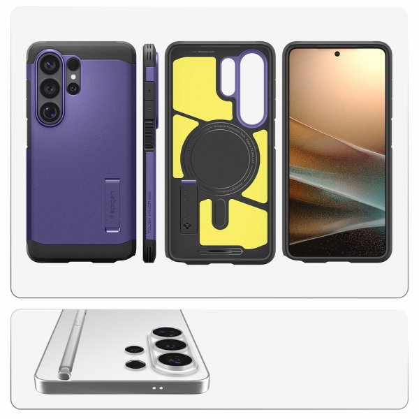 Spigen Samsung Galaxy S26 Ultra Deksel Tough Armor MagFit Ash Violet