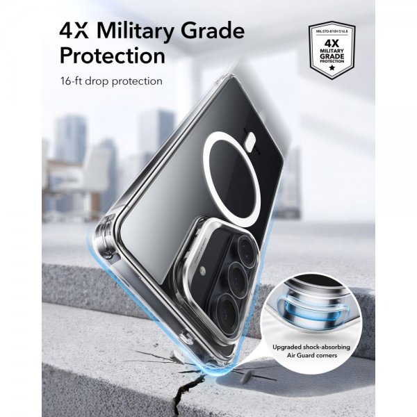 ESR Samsung Galaxy S26 Deksel Classic Hybrid Kickstand MagSafe Transparent