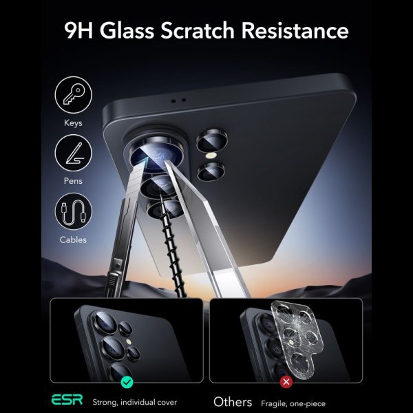 ESR Samsung Galaxy S26 Ultra Kamerabeskytter Armorite Svart