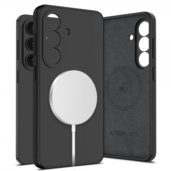 Tech-Protect Samsung Galaxy S26 Plus Deksel Silicone MagSafe Svart