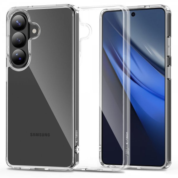 Tech-Protect Samsung Galaxy S26 Plus Deksel FlexAir Hybrid Transparent