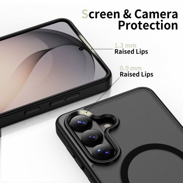 Tech-Protect Samsung Galaxy S26 Deksel MagMat MagSafe Svart