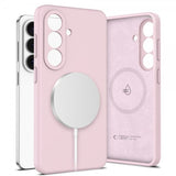 Tech-Protect Samsung Galaxy S26 Plus Deksel Silicone MagSafe Rosa