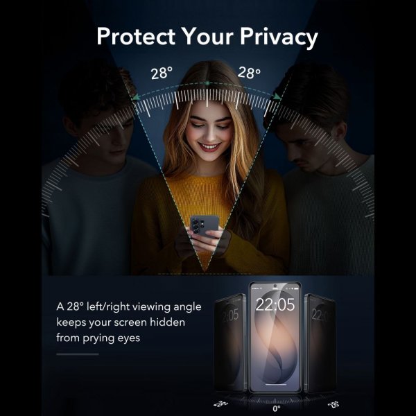 ESR Samsung Galaxy S26 Ultra Skjermbeskytter UltraFit Armorite Privacy