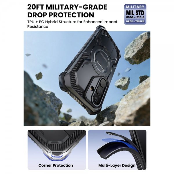 Supcase Samsung Galaxy S26 Deksel ArmorBox MagSafe Svart