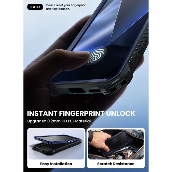 Supcase Samsung Galaxy S26 Deksel ArmorBox MagSafe Blå