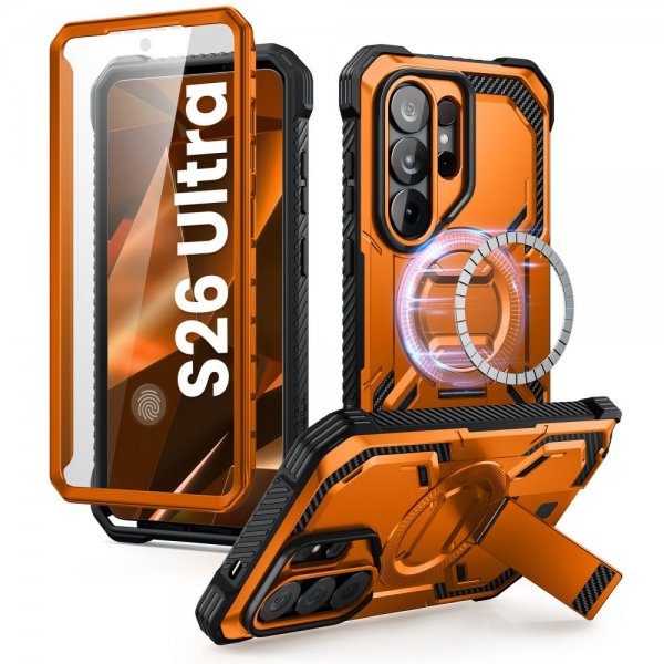 Supcase Samsung Galaxy S26 Ultra Deksel ArmorBox MagSafe Oransje