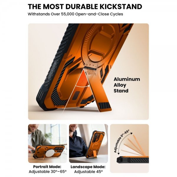 Supcase Samsung Galaxy S26 Ultra Deksel ArmorBox MagSafe Oransje