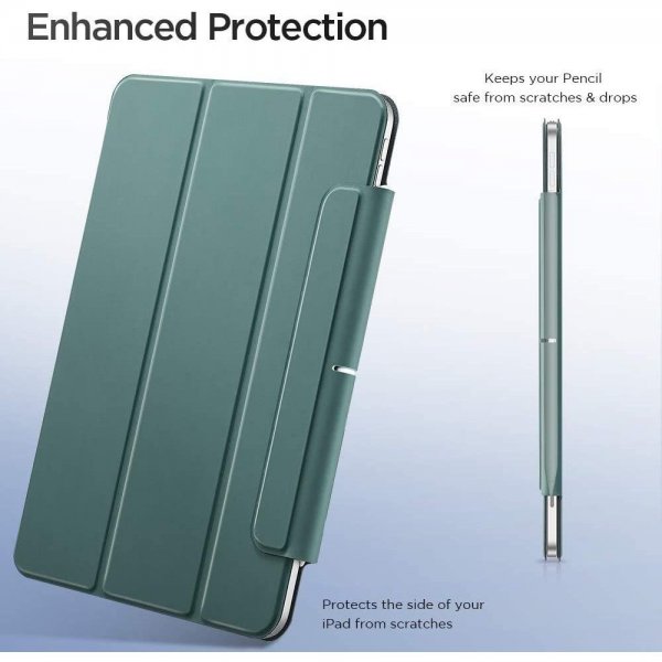 ESR iPad Air 10.9 (gen 4/5) Etui Rebound Magnetic Grønn