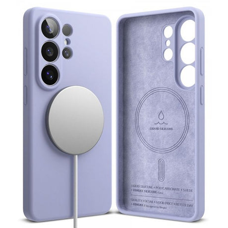 Ringke Samsung Galaxy S26 Ultra Deksel Silicone Magnetic Lilla