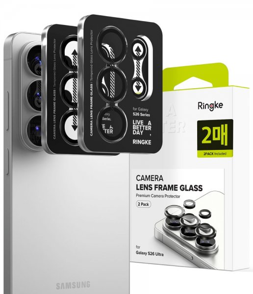 Ringke Samsung Galaxy S26 Ultra Kamerabeskytter Camera Lens Frame 2-pakning
