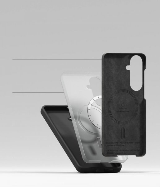 Ringke Samsung Galaxy S26 Plus Deksel Silicone Magnetic Svart