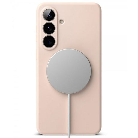 Ringke Samsung Galaxy S26 Plus Deksel Silicone Magnetic Rosa