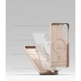Ringke Samsung Galaxy S26 Plus Deksel Silicone Magnetic Rosa