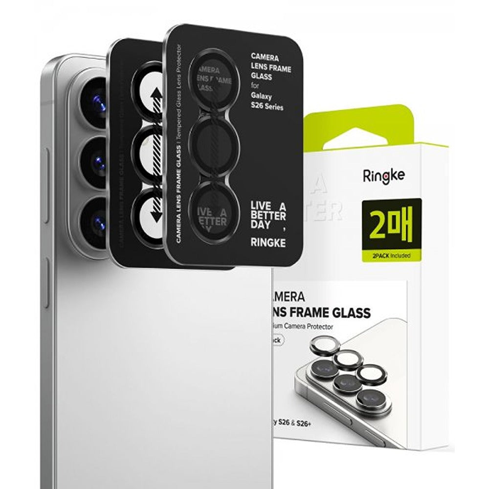 Ringke Samsung Galaxy S26/Galaxy S26 Plus Kamerabeskytter Camera Lens Frame 2-pakning