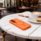 Tech-Protect Samsung Galaxy S26 Deksel MagMat MagSafe Oransje