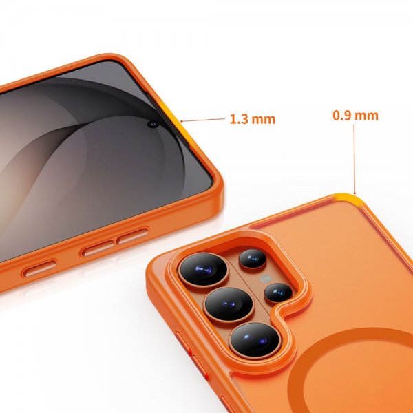 Tech-Protect Samsung Galaxy S26 Ultra Deksel MagMat MagSafe Oransje