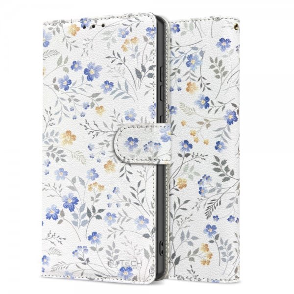 Tech-Protect Samsung Galaxy A57 Etui Wallet Blomstermønster