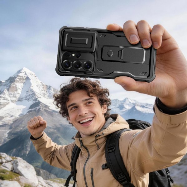Tech-Protect Samsung Galaxy S26 Ultra Deksel Kevlar Cam+ Svart