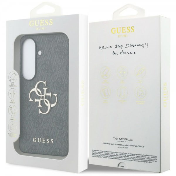 Guess Samsung Galaxy S26 Plus Deksel 4G Metal Logo Svart