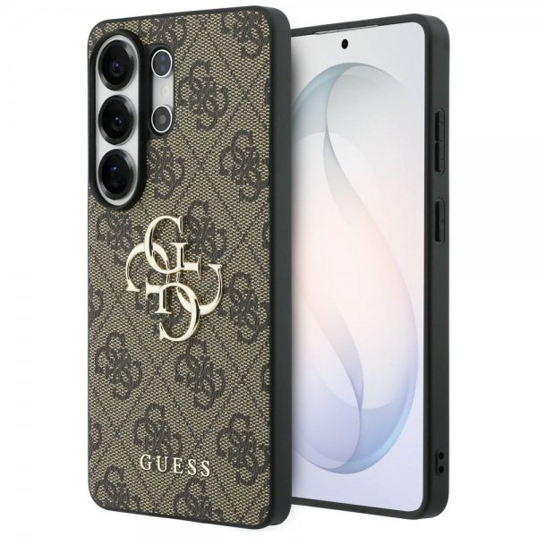 Guess Samsung Galaxy S26 Ultra Deksel 4G Metal Logo Brun