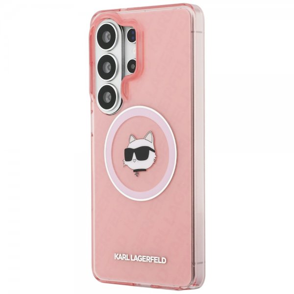 Karl Lagerfeld Samsung Galaxy S26 Ultra Deksel Choupette MagSafe Rosa