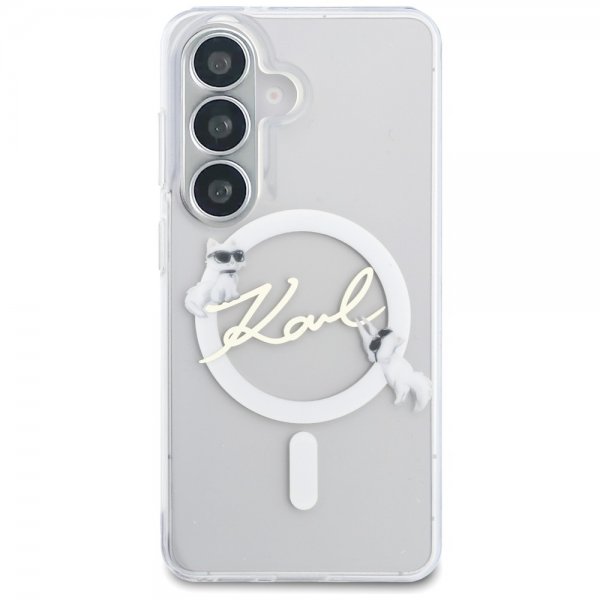 Karl Lagerfeld Samsung Galaxy S26 Deksel Script MagSafe Transparent