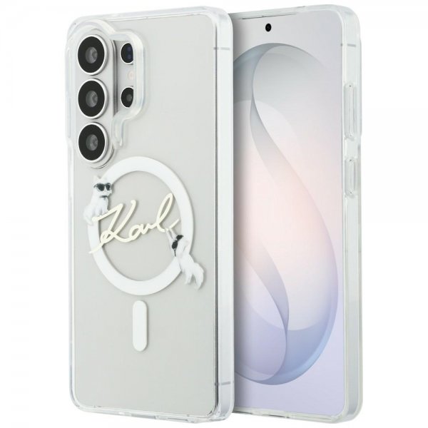 Karl Lagerfeld Samsung Galaxy S26 Ultra Deksel Script MagSafe Transparent