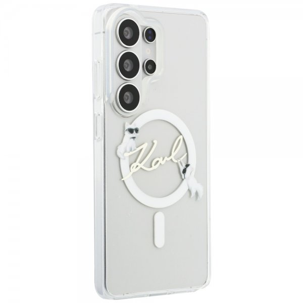 Karl Lagerfeld Samsung Galaxy S26 Ultra Deksel Script MagSafe Transparent