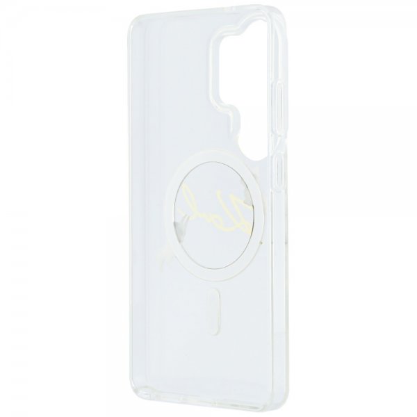 Karl Lagerfeld Samsung Galaxy S26 Ultra Deksel Script MagSafe Transparent
