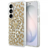Guess Samsung Galaxy S26 Deksel Leopard Print MagSafe Brun
