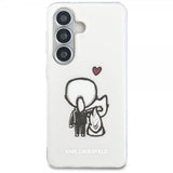 Karl Lagerfeld Samsung Galaxy S26 Deksel Karl & Choupette MagSafe Hvit
