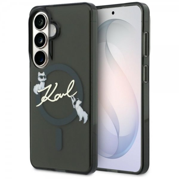 Karl Lagerfeld Samsung Galaxy S26 Deksel Script MagSafe Svart