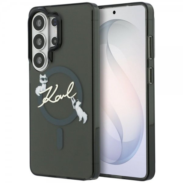 Karl Lagerfeld Samsung Galaxy S26 Ultra Deksel Script MagSafe Svart