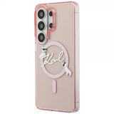 Karl Lagerfeld Samsung Galaxy S26 Ultra Deksel Script MagSafe Rosa