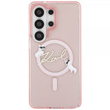 Karl Lagerfeld Samsung Galaxy S26 Ultra Deksel Script MagSafe Rosa