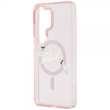 Karl Lagerfeld Samsung Galaxy S26 Ultra Deksel Script MagSafe Rosa