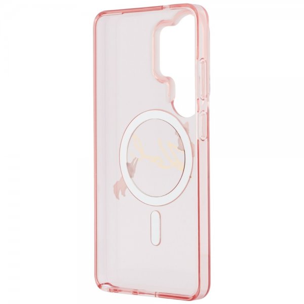 Karl Lagerfeld Samsung Galaxy S26 Ultra Deksel Script MagSafe Rosa