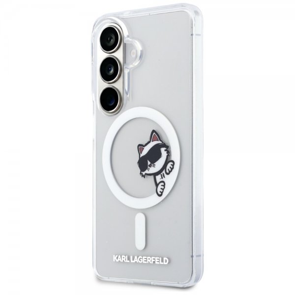 Karl Lagerfeld Samsung Galaxy S26 Plus Deksel Choupette Peekaboo MagSafe Transparent