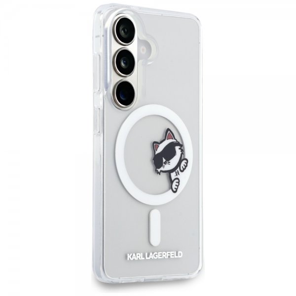 Karl Lagerfeld Samsung Galaxy S26 Plus Deksel Choupette Peekaboo MagSafe Transparent