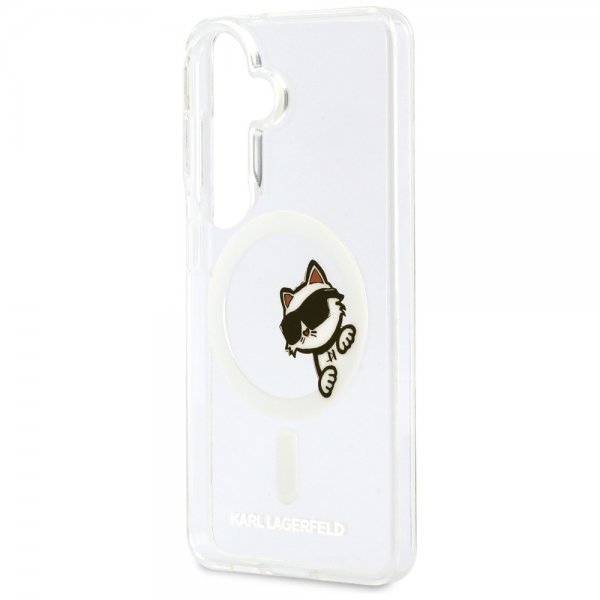 Karl Lagerfeld Samsung Galaxy S26 Plus Deksel Choupette Peekaboo MagSafe Transparent