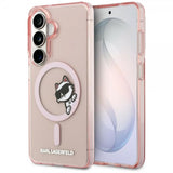 Karl Lagerfeld Samsung Galaxy S26 Deksel Choupette Peekaboo MagSafe Rosa