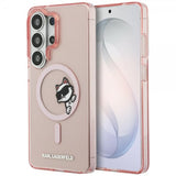 Karl Lagerfeld Samsung Galaxy S26 Ultra Deksel Choupette Peekaboo MagSafe Rosa