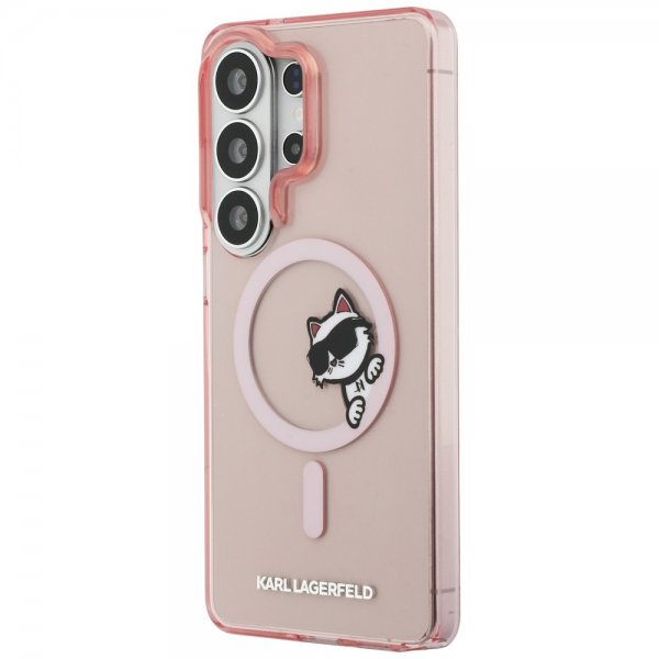 Karl Lagerfeld Samsung Galaxy S26 Ultra Deksel Choupette Peekaboo MagSafe Rosa