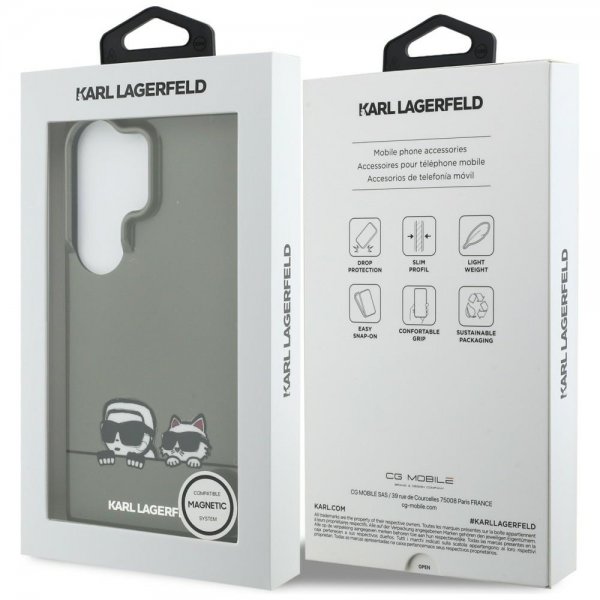 Karl Lagerfeld Samsung Galaxy S26 Ultra Deksel Peekaboo MagSafe Svart