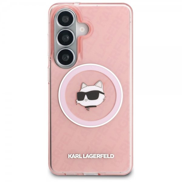 Karl Lagerfeld Samsung Galaxy S26 Plus Deksel Choupette MagSafe Rosa